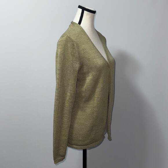 Josephine Chaus studio open front long sleeve sweater women’s size medium - Picture 3 of 6